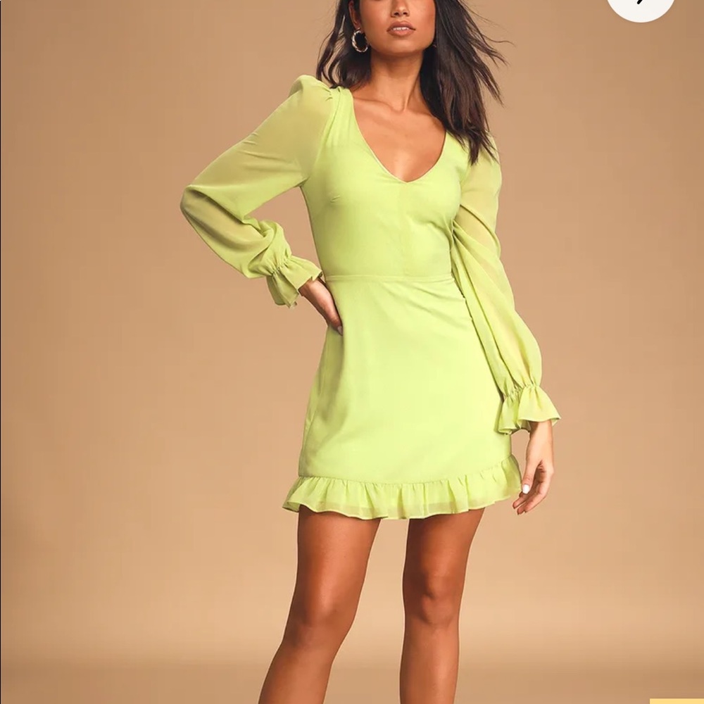 Ruffle mini dress